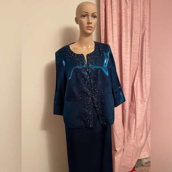 Women’s 2-piece Mother of the Bride Turquoise 16P - Picture 2 of 16